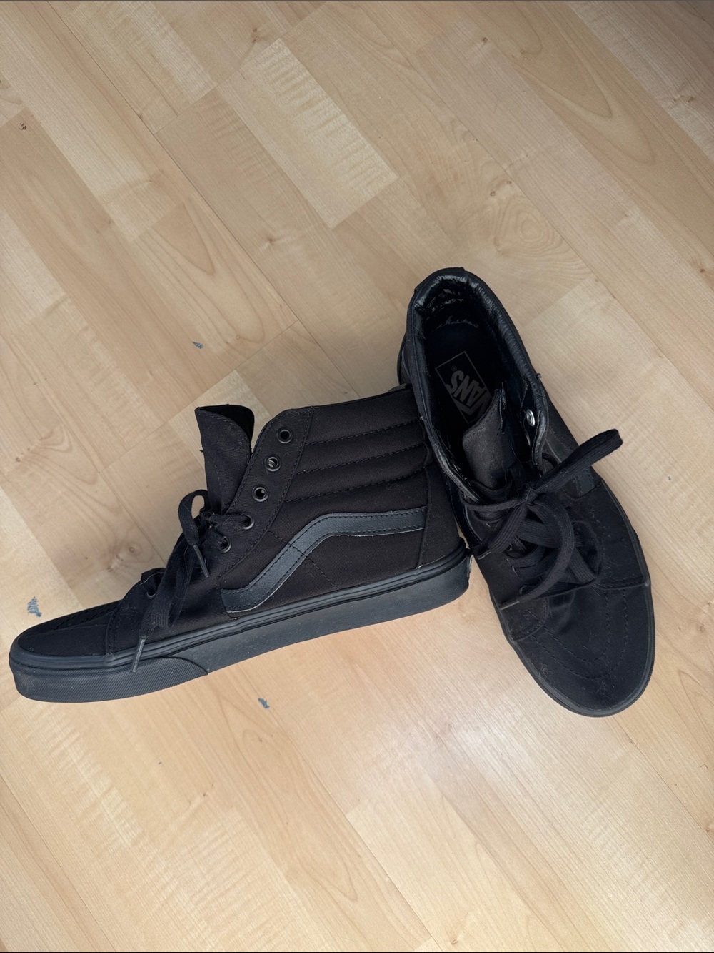 Vans Black High-Top Canvas Skate Sneakers